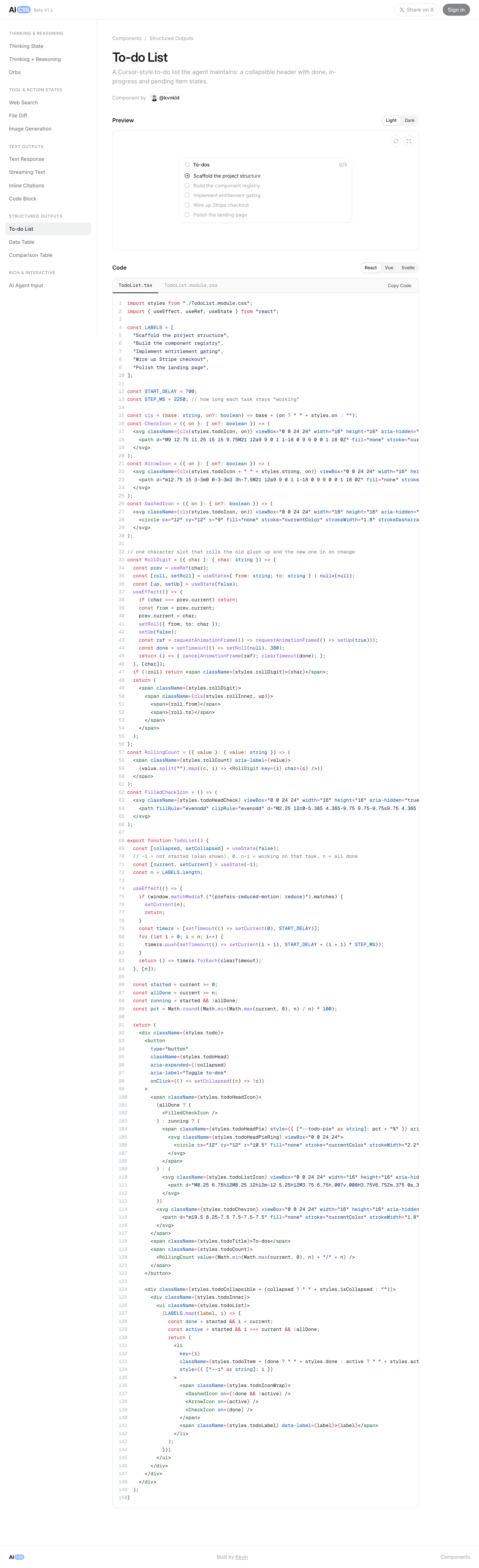 aicss.dev task-list 原站截图